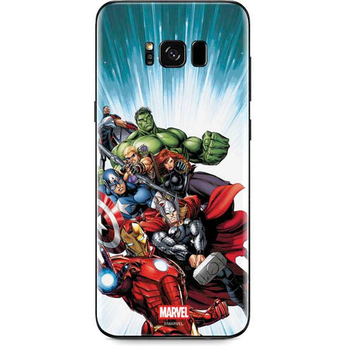 Marvel Avengers Team Galaxy S8 Plus Skin